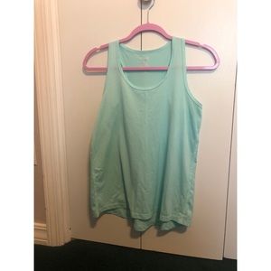 Seafoam green razor back tank
